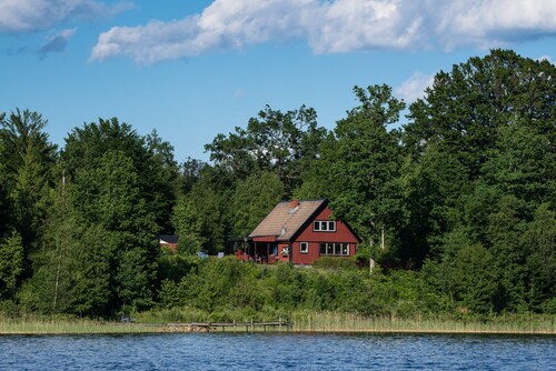 Ferienhaus bei Bolmen mit fantastischem Seeblick
