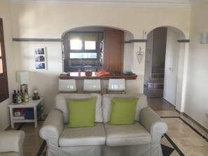 Smart TV, DVD player, books, video library