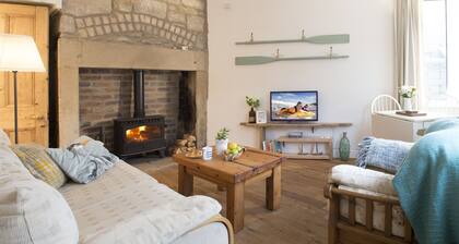 Eigenartiges, vom Strand inspiriertes Cottage an der fabelhaften Küste von Northumberland.