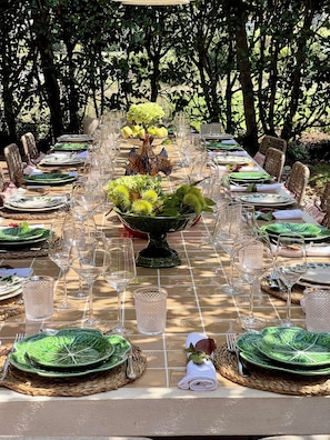 Udendørs banketområde