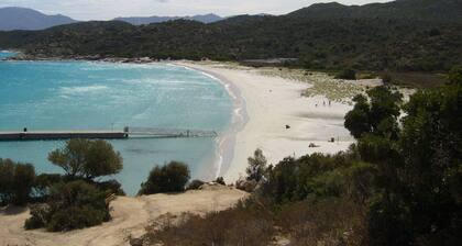 Villa 1 standing seaside, breathtaking view of the Gulf of Saint Florent