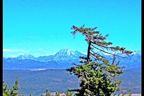 View of Mt. Stuart from the deck