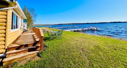 Familia amigable cabina de dos dormitorios en el hermoso lago Noquebay
