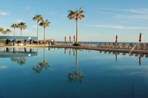 Una piscina riscaldata