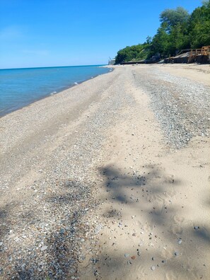 En la playa 