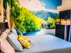 3 bedrooms, memory-foam beds, iron/ironing board, free WiFi