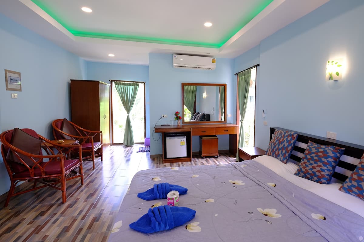 Deluxe Beach Front (A/C) | Extra bedden, gratis wifi