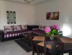 Grand-Apartment, 2 Schlafzimmer | Wohnzimmer