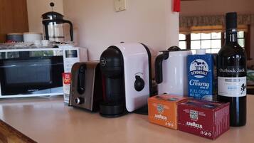 Free daily self-service breakfast