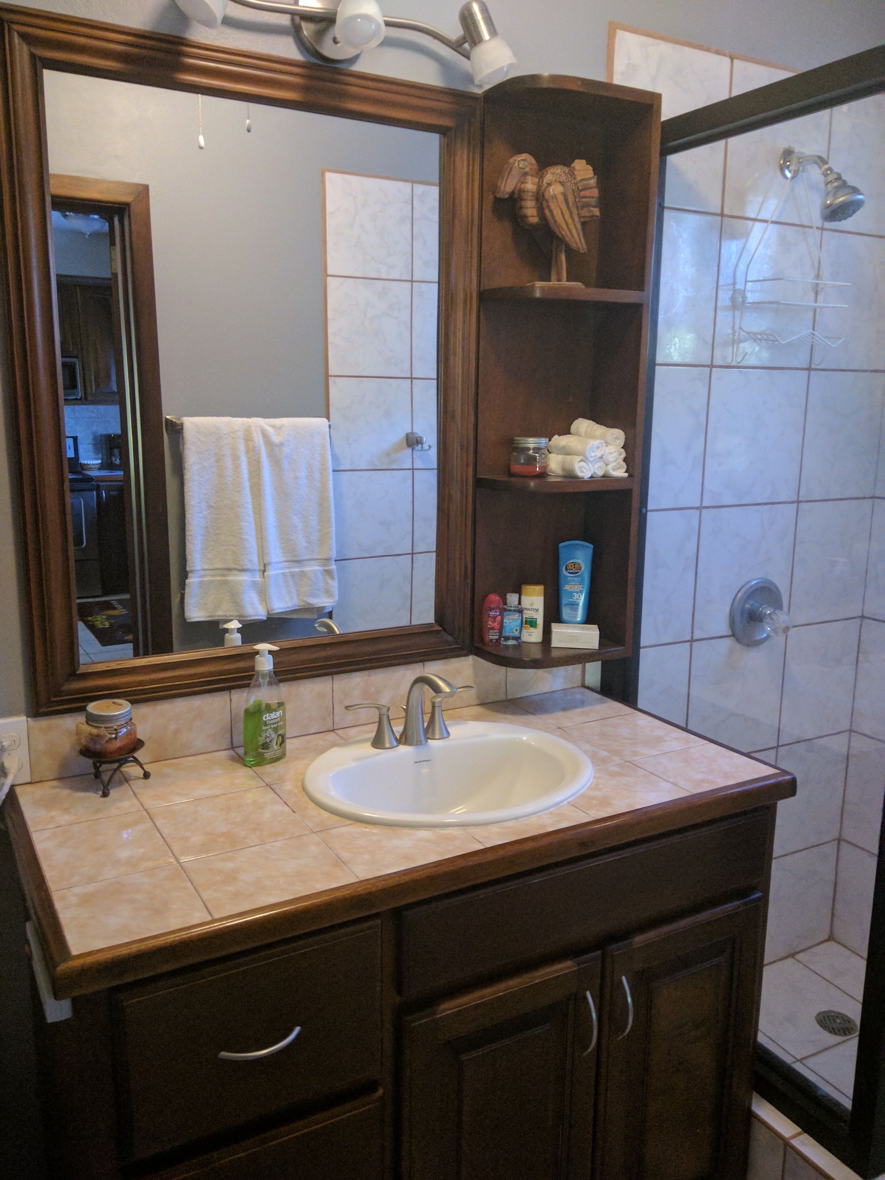 traditional studio, 1 king bed with sofa bed, non smoking, kitchen | bathroom | shower, free toiletries, hair dryer