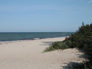 Tæt på stranden