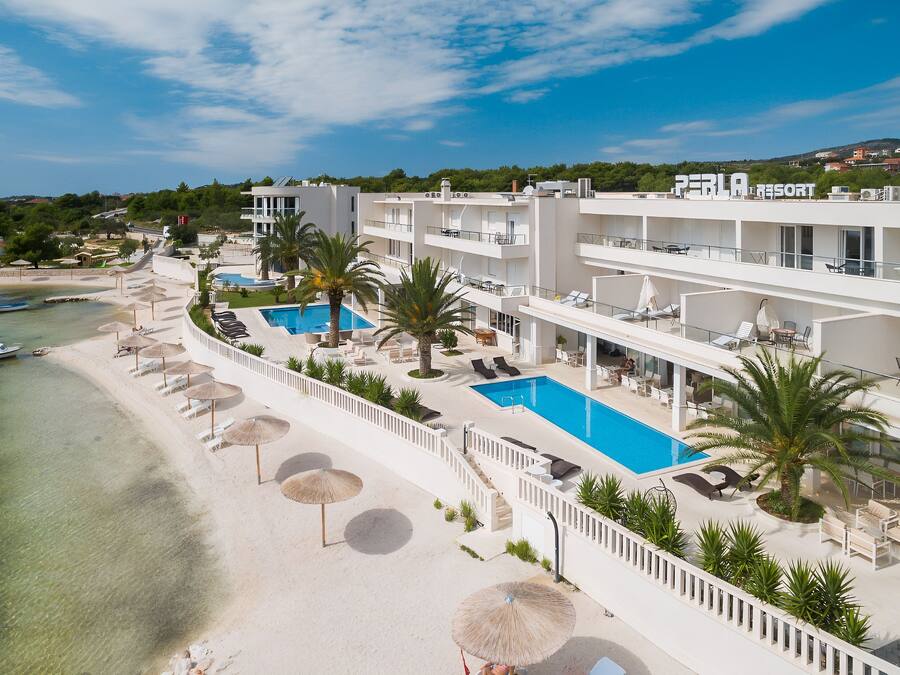 Majoituspaikan julkisivu