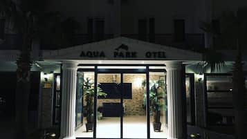 Front of property - evening/night