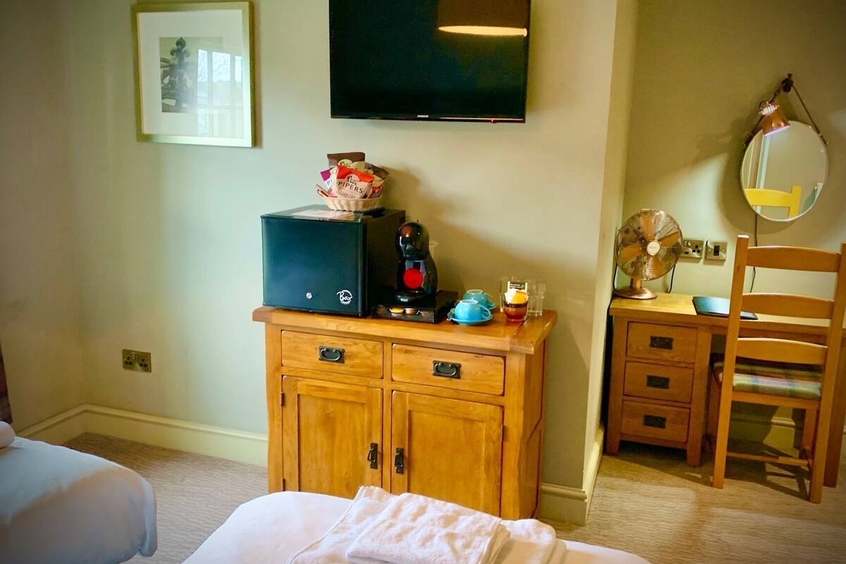 Double Room (Large Superking) | Desk, blackout drapes, iron/ironing board, free WiFi