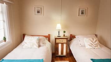 Blackout curtains, iron/ironing board, free WiFi, bed sheets