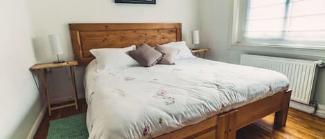 1 bedroom, blackout curtains, iron/ironing board, free WiFi