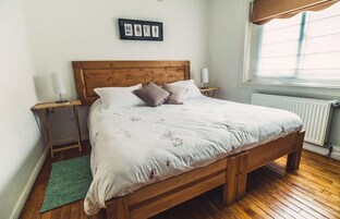 Blackout drapes, iron/ironing board, free WiFi, bed sheets