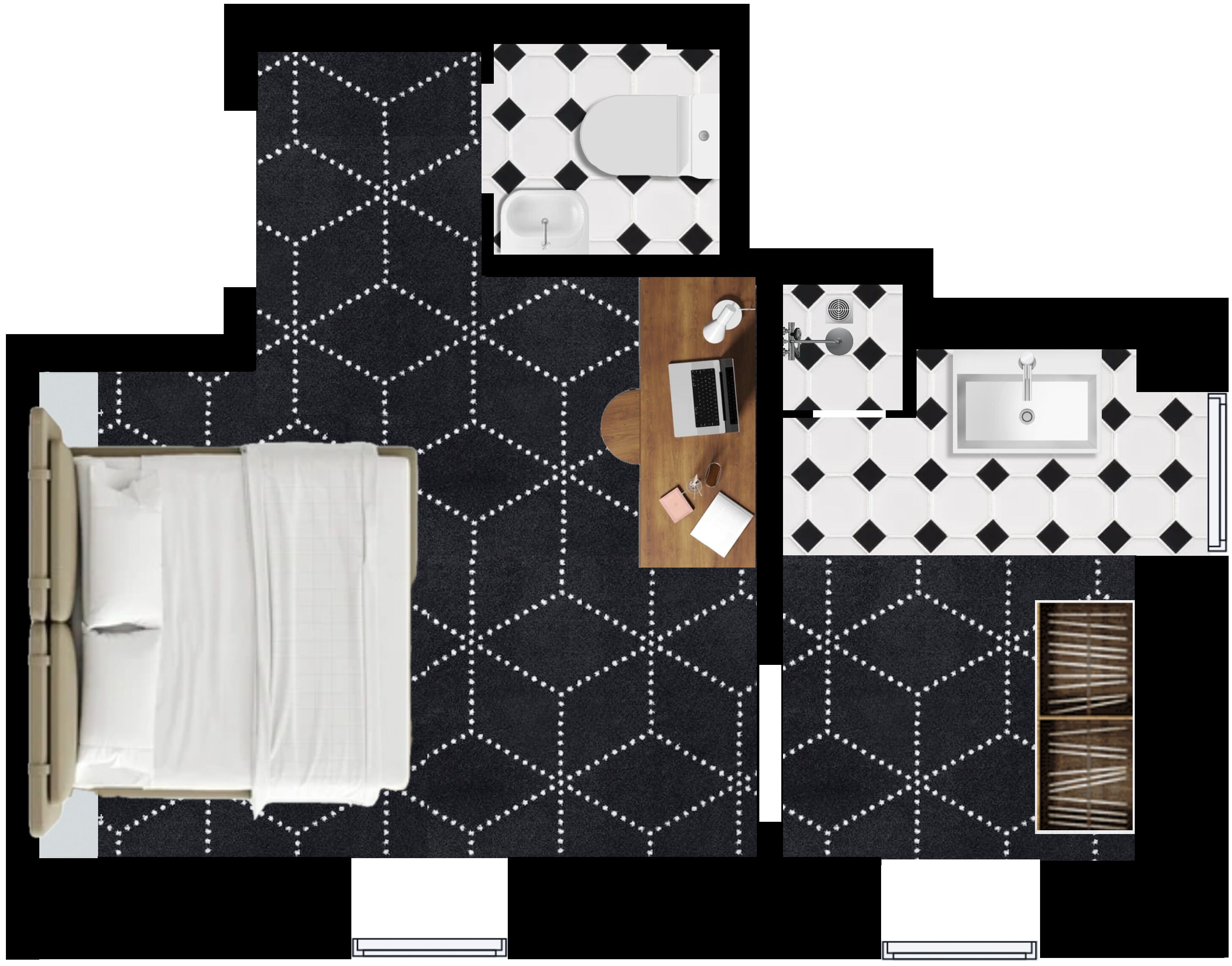 Dobbeltrom – standard, 1 queensize-seng | Sengetøy i egyptisk bomull og sengetøy av topp kvalitet