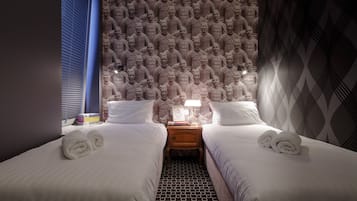 Twin Room | Egyptian cotton sheets, premium bedding, Tempur-Pedic beds