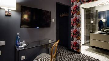 City-Doppelzimmer, 1 Queen-Bett | Bettwäsche aus ägyptischer Baumwolle, hochwertige Bettwaren