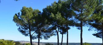 Independent apartment in Languedoc villa with panoramic views