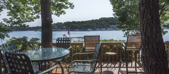 Accueil au bord du lac idéalement situé - Vues magnifiques - Dock privé à Cove