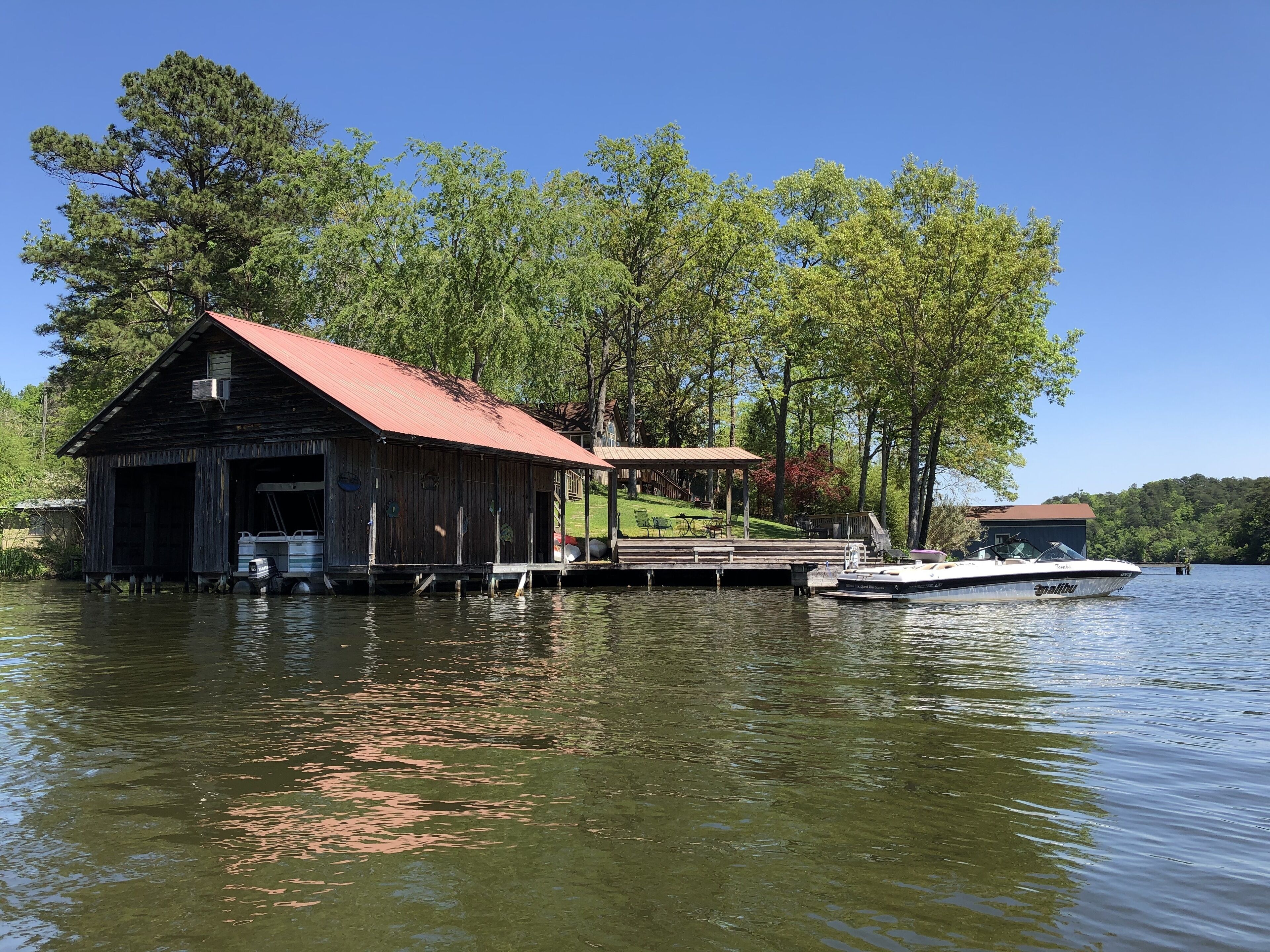 Family house by the lake