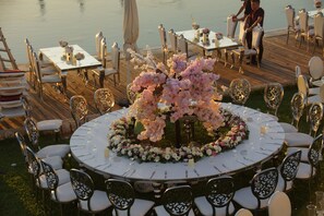 Espace mariage en plein air