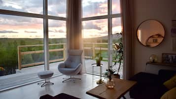 Design Villa, 3 Bedrooms, Mountain View | Living room | Smart TV, Netflix