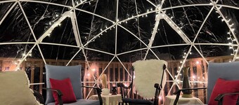 Casino Wine Down House with Winter Igloo