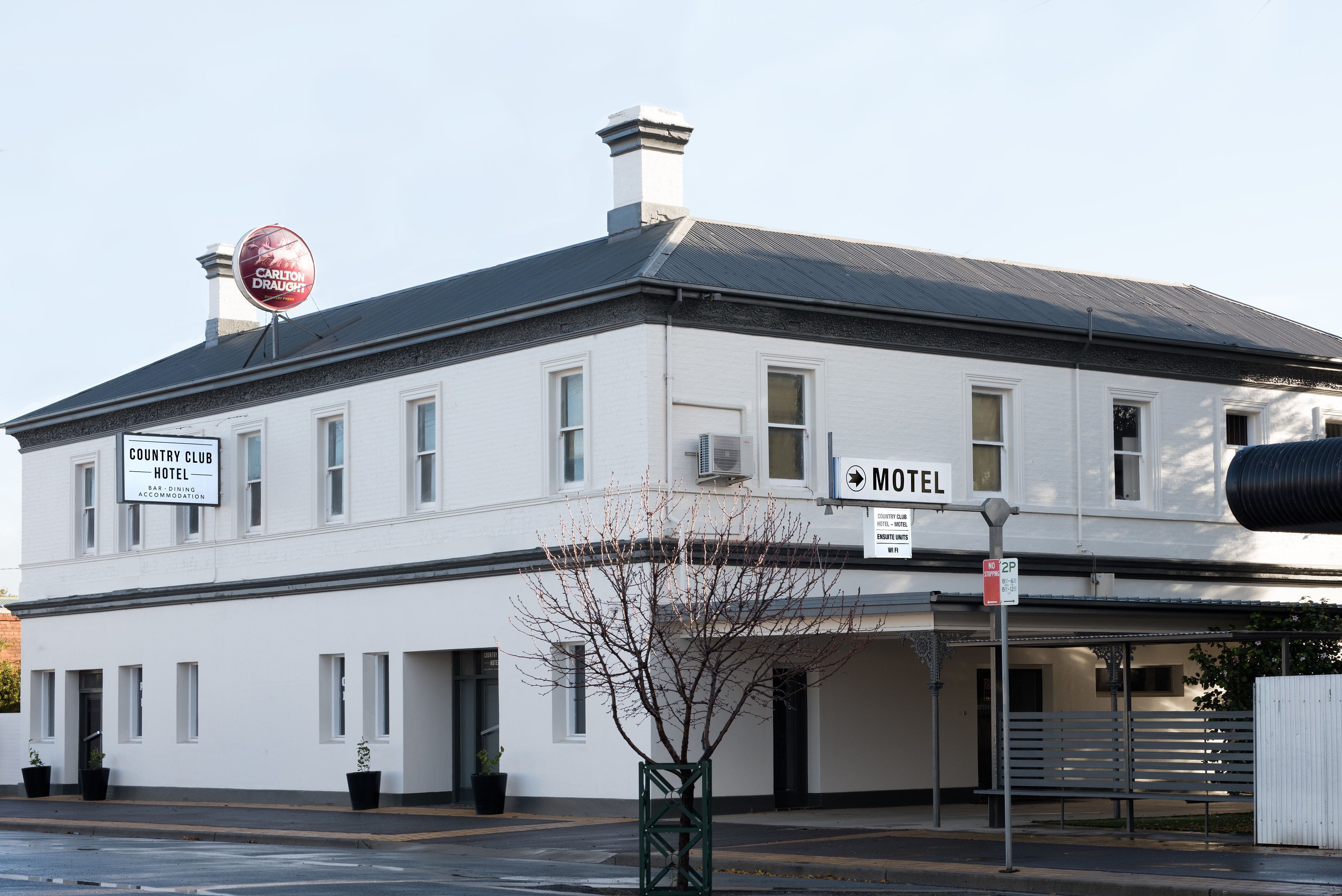 Fassade der Unterkunft