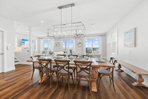 Dining - Summer Dreams: Beachfront, Private Pool, Pet Friendly, North Cape (Cape San Blas)