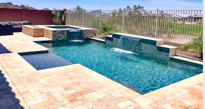 Negotiable rates! Golf Course Oasis w/ Custom Pool and Spa!