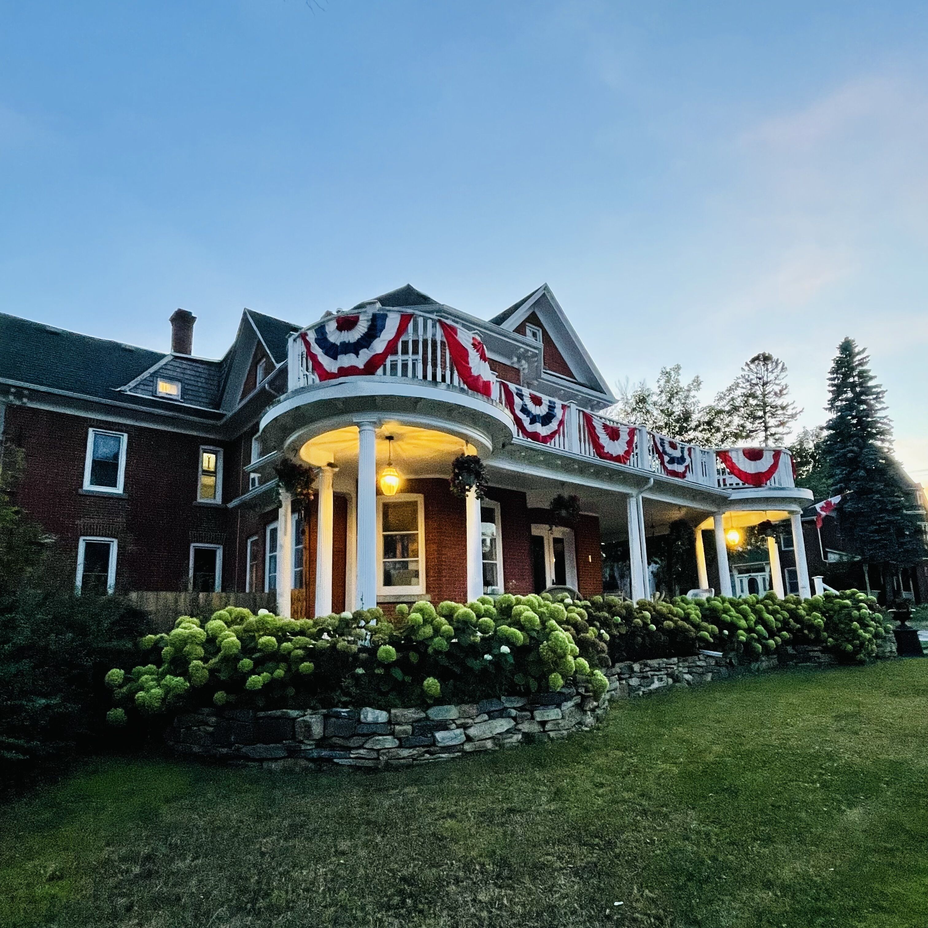 Front of property - evening/night