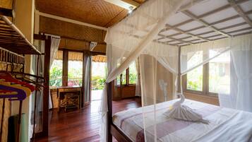 Chambre Double pour 1 personne (Villa Bambu Kura-Kura)