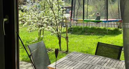 Ferienwohnung Strohmeyer, 87 qm, zwei Schlafzimmer und Terrasse