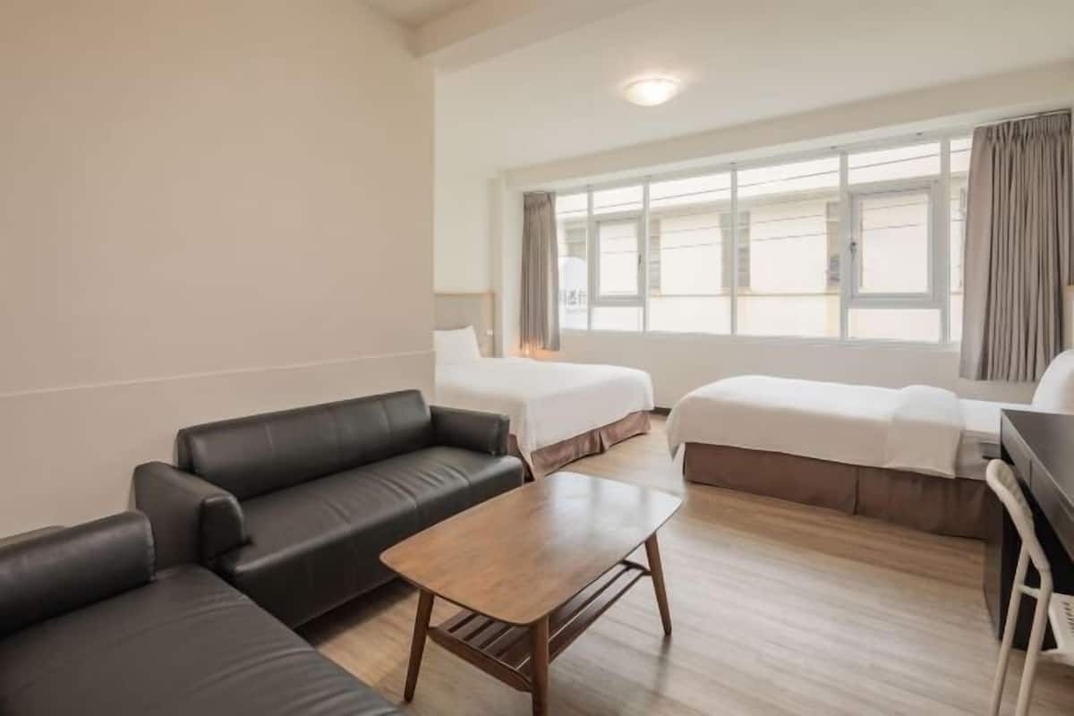 1 slaapkamer, een bureau, verduisterende gordijnen, gratis wifi