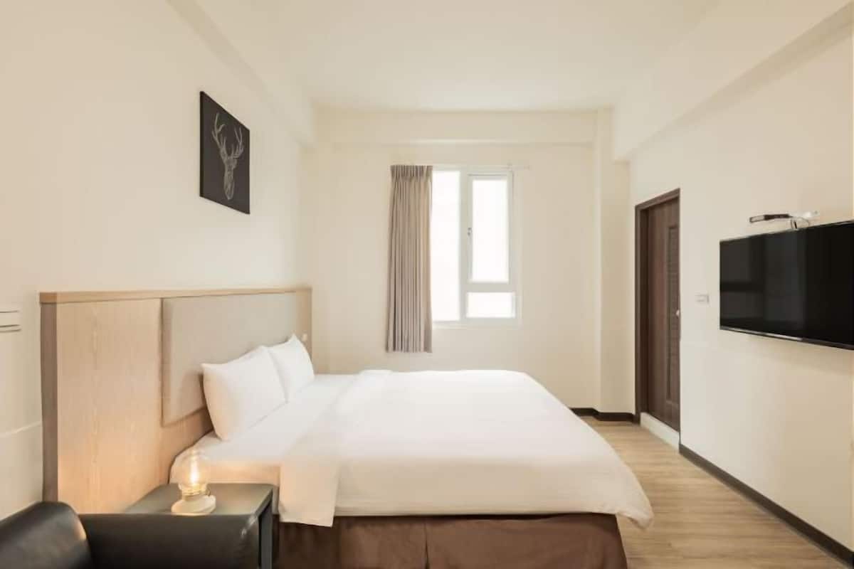 1 slaapkamer, een bureau, verduisterende gordijnen, gratis wifi