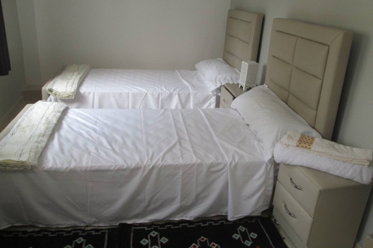 Standard-Zweibettzimmer, 1 Schlafzimmer, Gartenblick