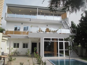 Fassade der Unterkunft