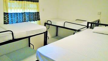 Comfort Shared Dormitory, Multiple Beds, Non Smoking | 3 bedrooms, soundproofing, free WiFi, bed sheets