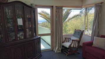 Televisión, reproductor de DVD, juguetes y libros