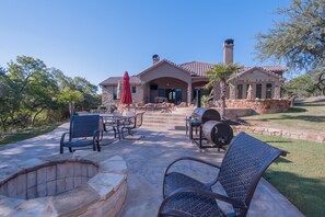 Back yard view from fire pit 