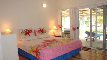 1 chambre, fer et planche Ă repasser, Wi-Fi gratuit, draps fournis