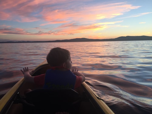 Private setting Sparkling Lake Sebago.  Newly Renovated spring 2025.