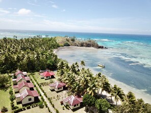 Traditional Cabin, 1 Bedroom, Partial Ocean View, Beachfront | Iron/ironing board, WiFi, bed sheets - Safe Landing Eco Lodge (Nacula Island)