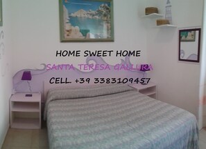 2 makuuhuonetta, silitysrauta/-lauta, vuodevaatteet