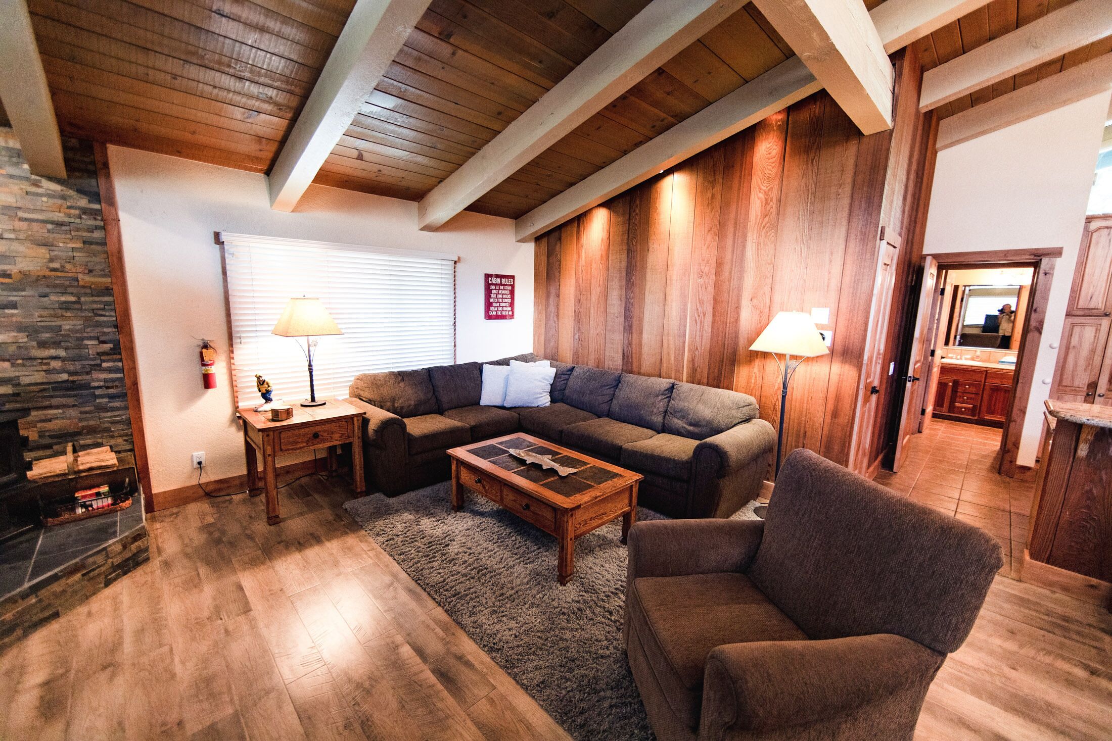 Smart-TV, Kamin, DVD-Player