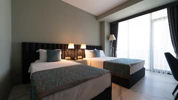 Deluxe Double Room, 1 King Bed, Non Smoking, City View | View from room