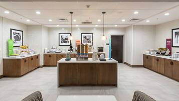 Free daily buffet breakfast